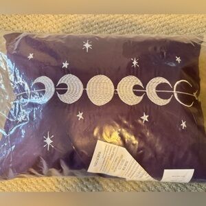 Purple Moon Phase Pillow